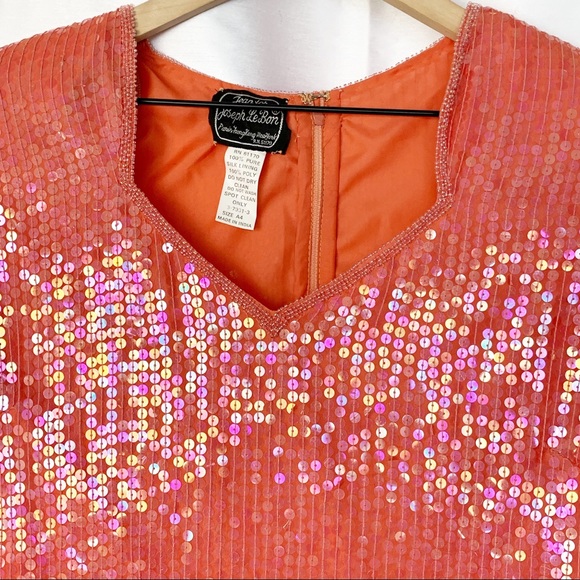 Vintage Jean for Joseph Le Bon Sequin Sheath Dress - Picture 5 of 8